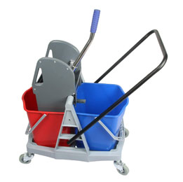 Wringer Trolley 2 Bucket - 40Ltr